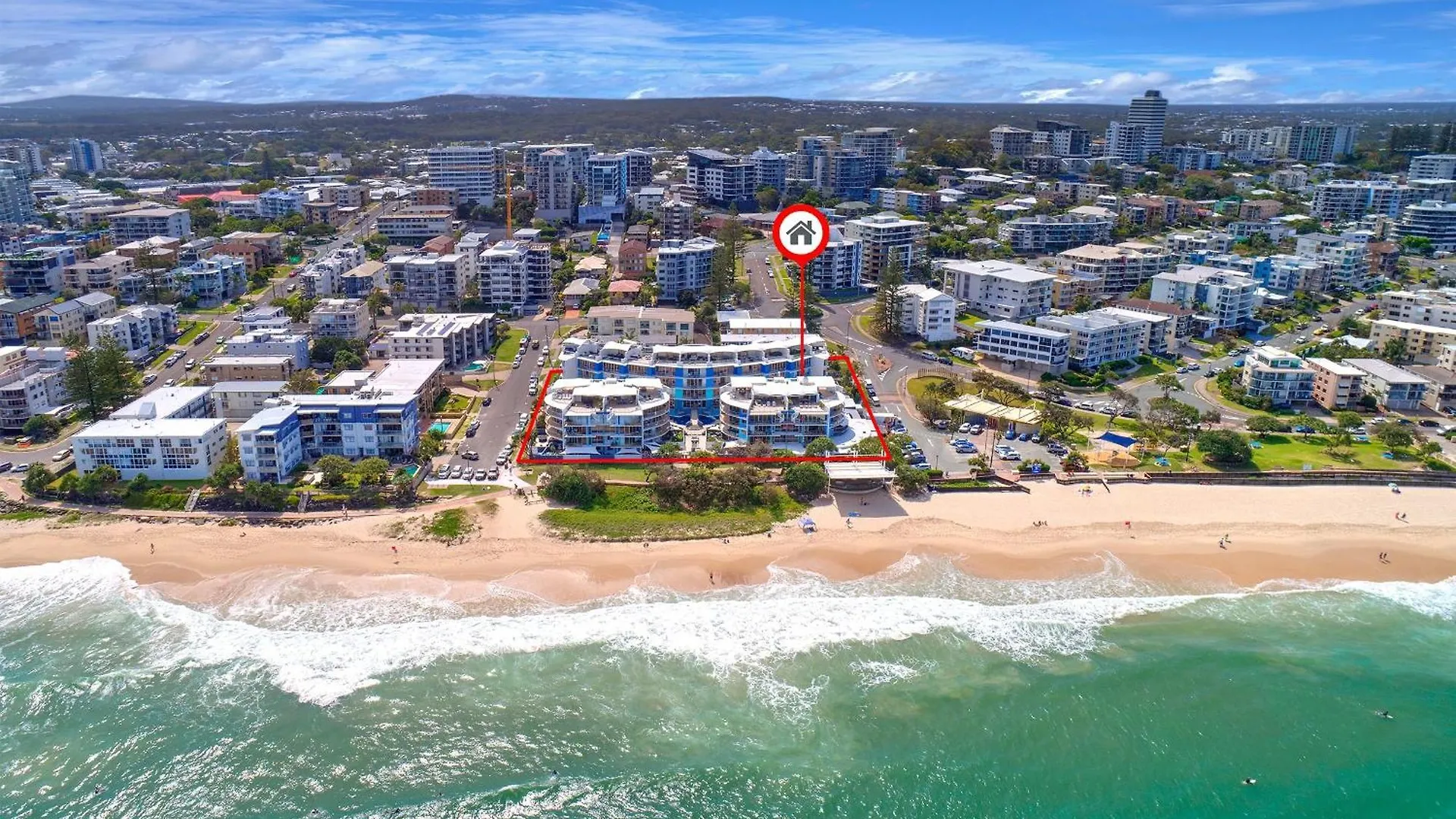 Absolute Beachfront Rolling Surf Resort 卡伦德拉 公寓